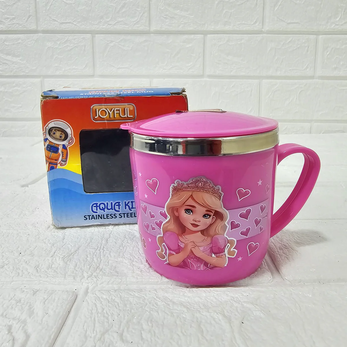 Di0050 Joyful Disney Stainless Steel Mug With Lid - Image 2