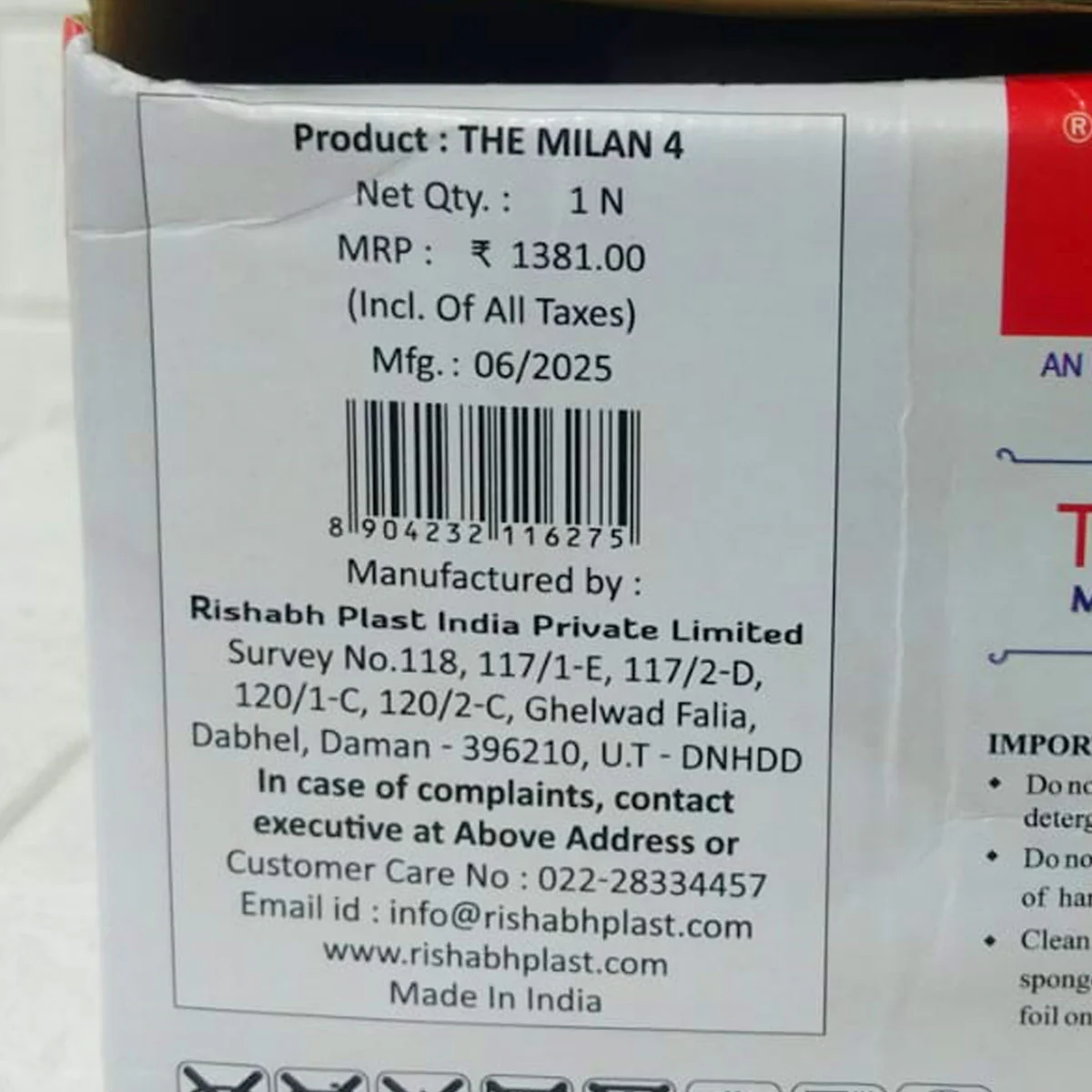 Di0151 Rishabh Milan 4 Multipurpose Container Set - Image 4