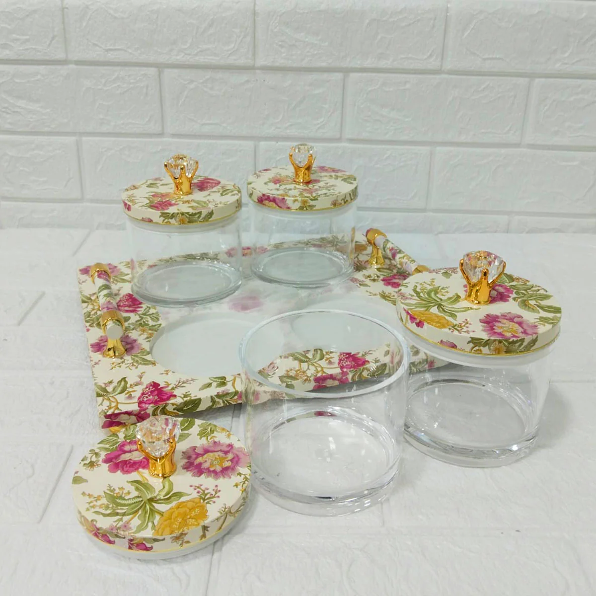 Di0158 Rishabh Super Antique Deluxe 4-Piece Multipurpose Container Set - Image 2