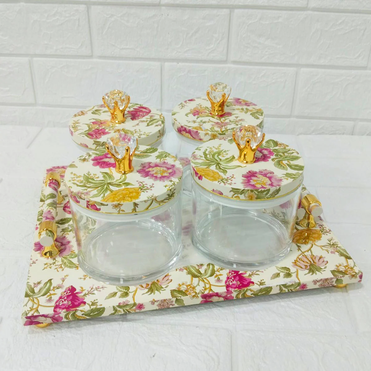 Di0158 Rishabh Super Antique Deluxe 4-Piece Multipurpose Container Set - Image 5