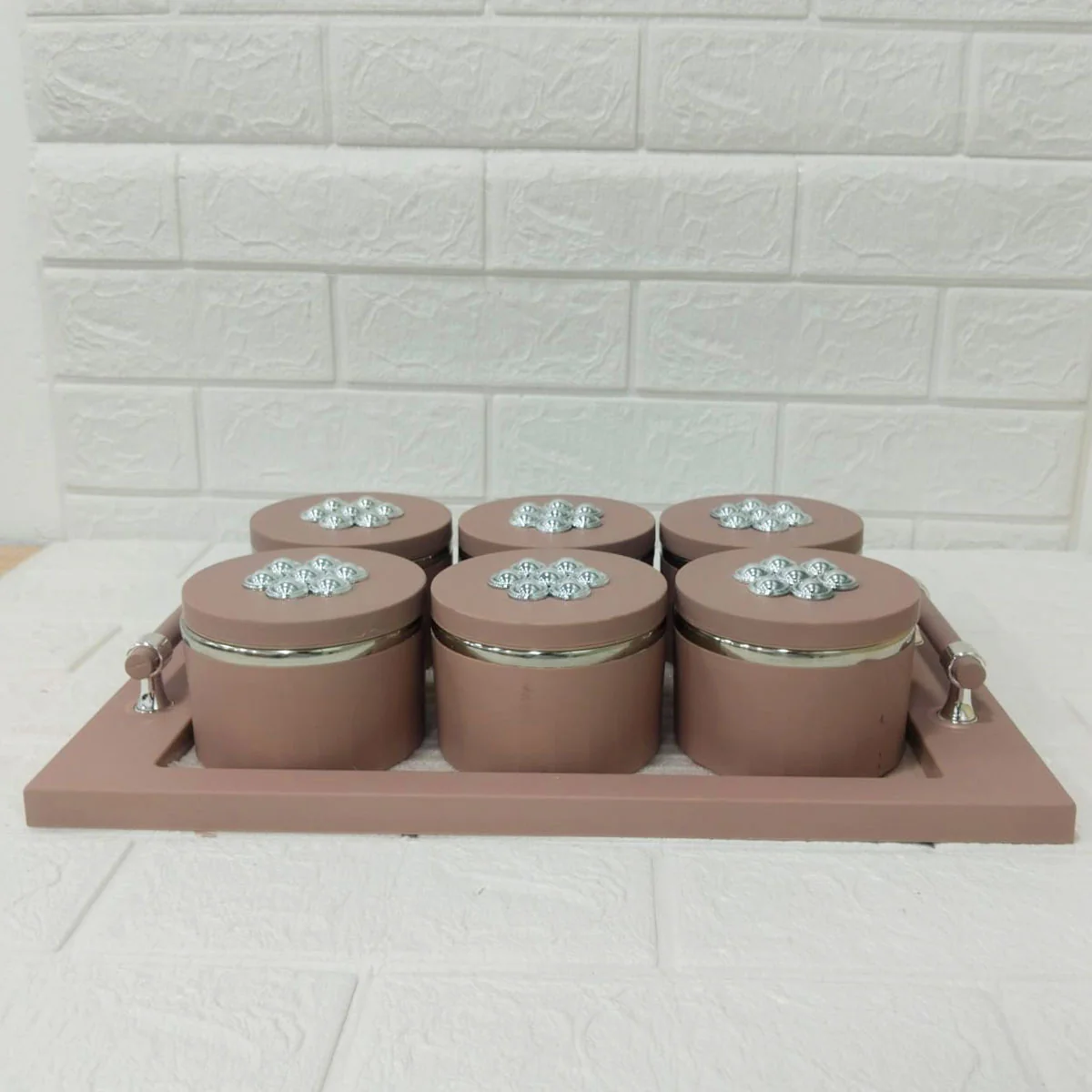 Di0172 Rishabh Steel King Deluxe 6-Piece Multipurpose Container Set - Image 3