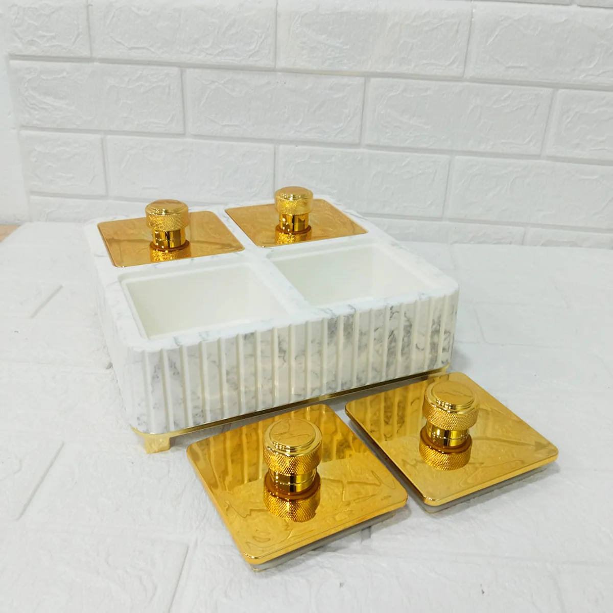 Di0184 Rishabh Super Voltage 4 Multipurpose Container Set – Stylish & Trendy Airtight Square Storage - Image 3