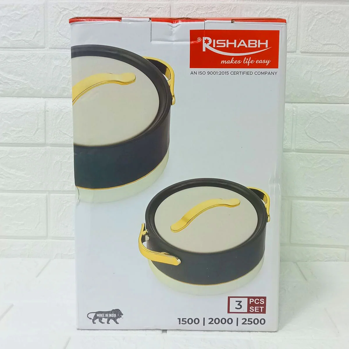 Di0268 Rishabh Premium Casserole Set – Insulated Hotpot (Set of 3) - Image 4