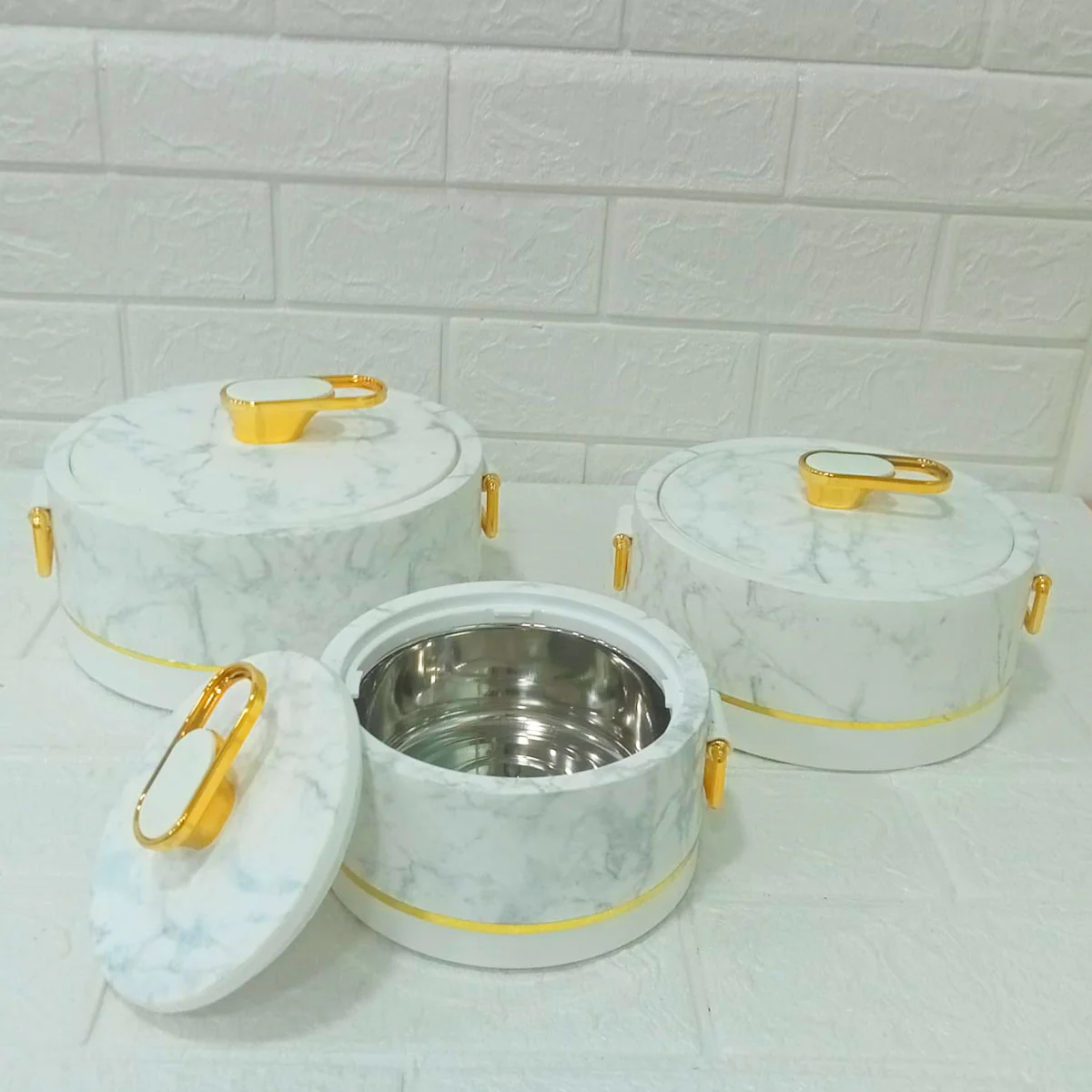 Di0274 Rishabh Sefora Vintage 3-Piece Insulated Casserole Set - Image 2