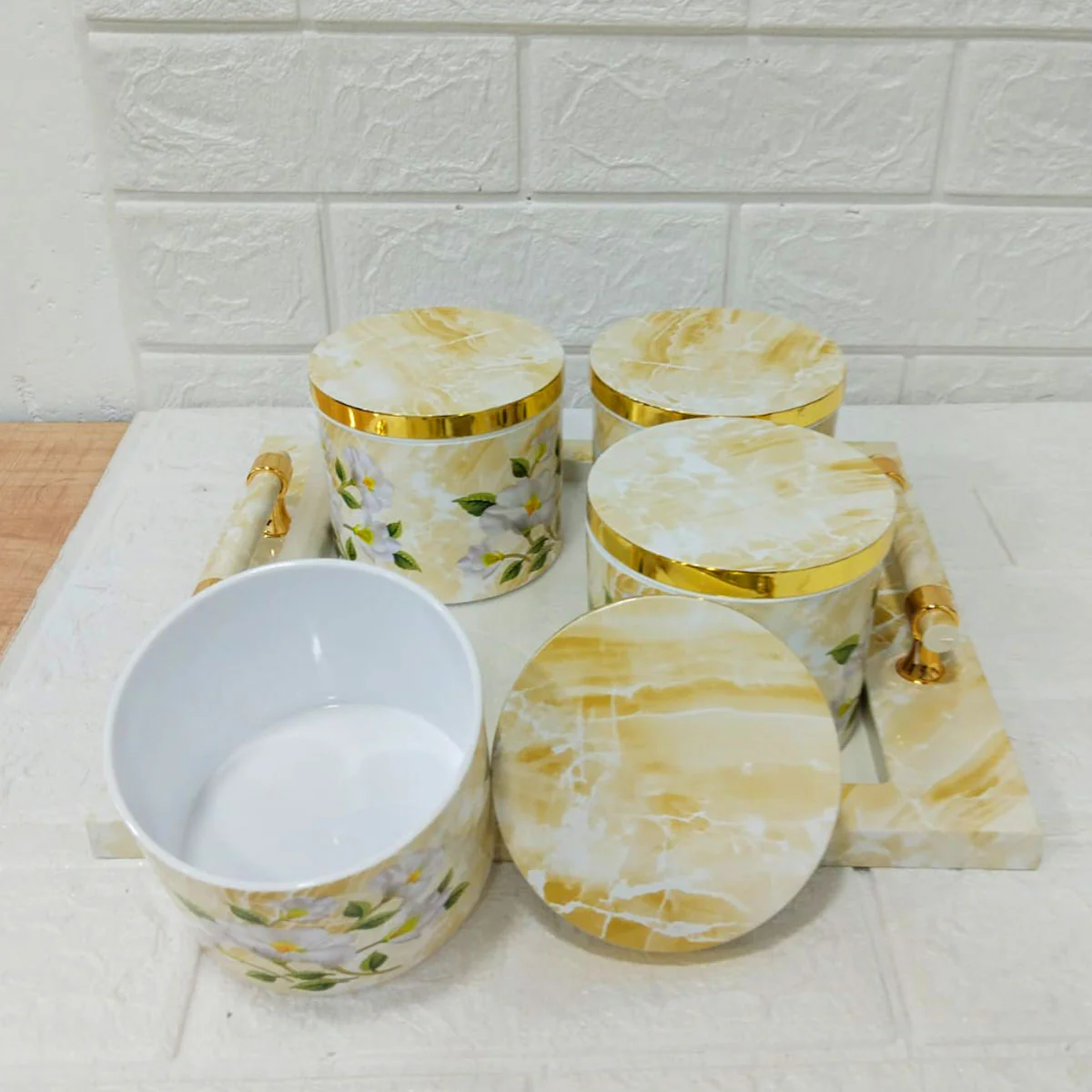 Di0276 Rishabh The Sizzle Multipurpose Set - Dry-fruit containers - Image 3