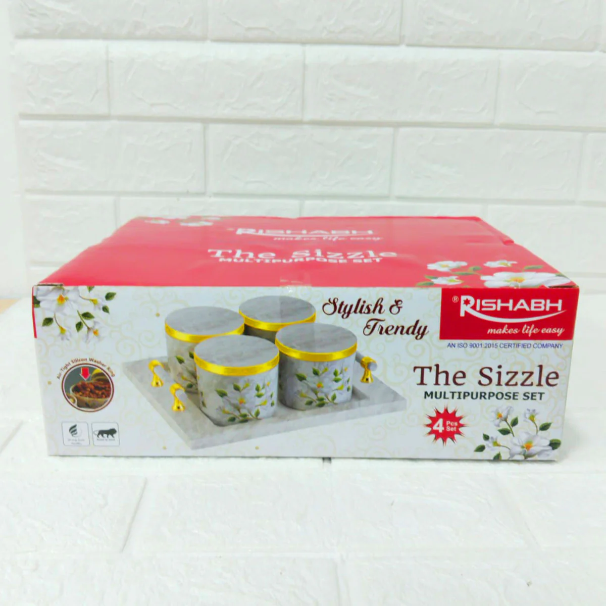 Di0276 Rishabh The Sizzle Multipurpose Set - Dry-fruit containers - Image 4
