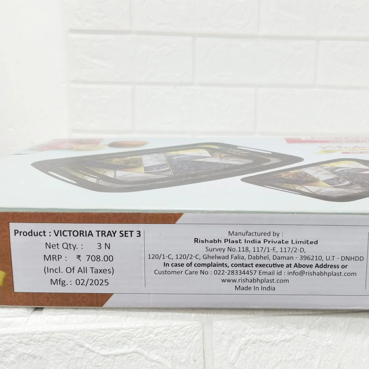 Di0287 Rishabh Victoria Tray Set of 3 - Image 5