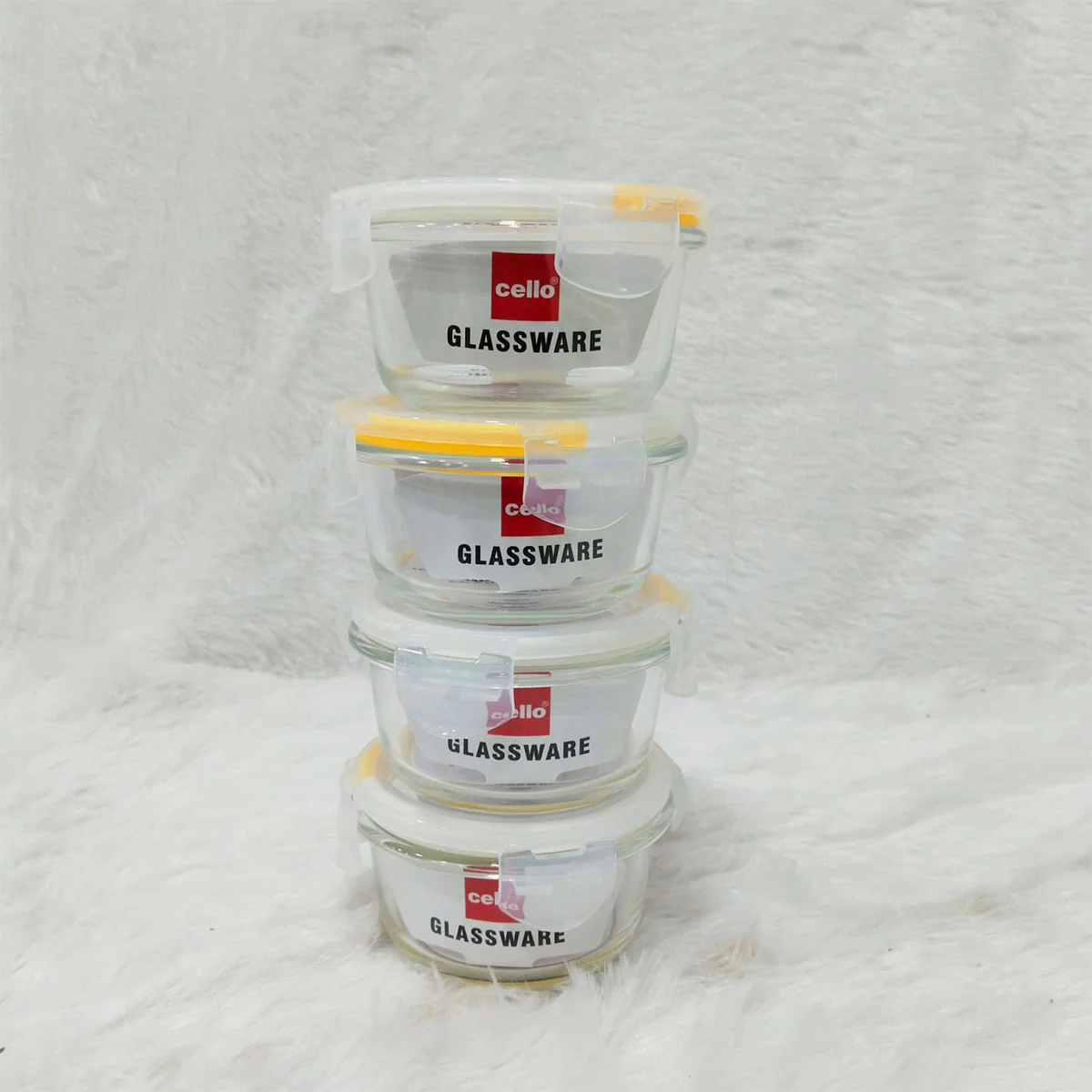 Di0366 Cello Clip-O Fresh Round Container Set of 4pc - Each 240ml - Image 7