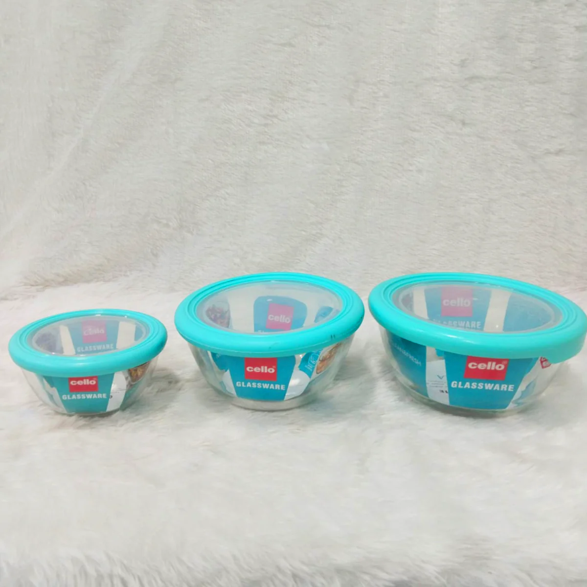 Di0370 Cello Glassware Ornella Mixing Bowl Set | 3-Piece - Image 3