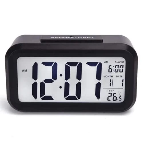 3159 Digital LCD Alarm Smart Clock with Calendar and Temperature Sensors - Image 10