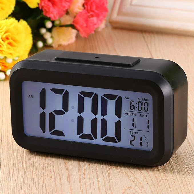 3159 Digital LCD Alarm Smart Clock with Calendar and Temperature Sensors - Image 3