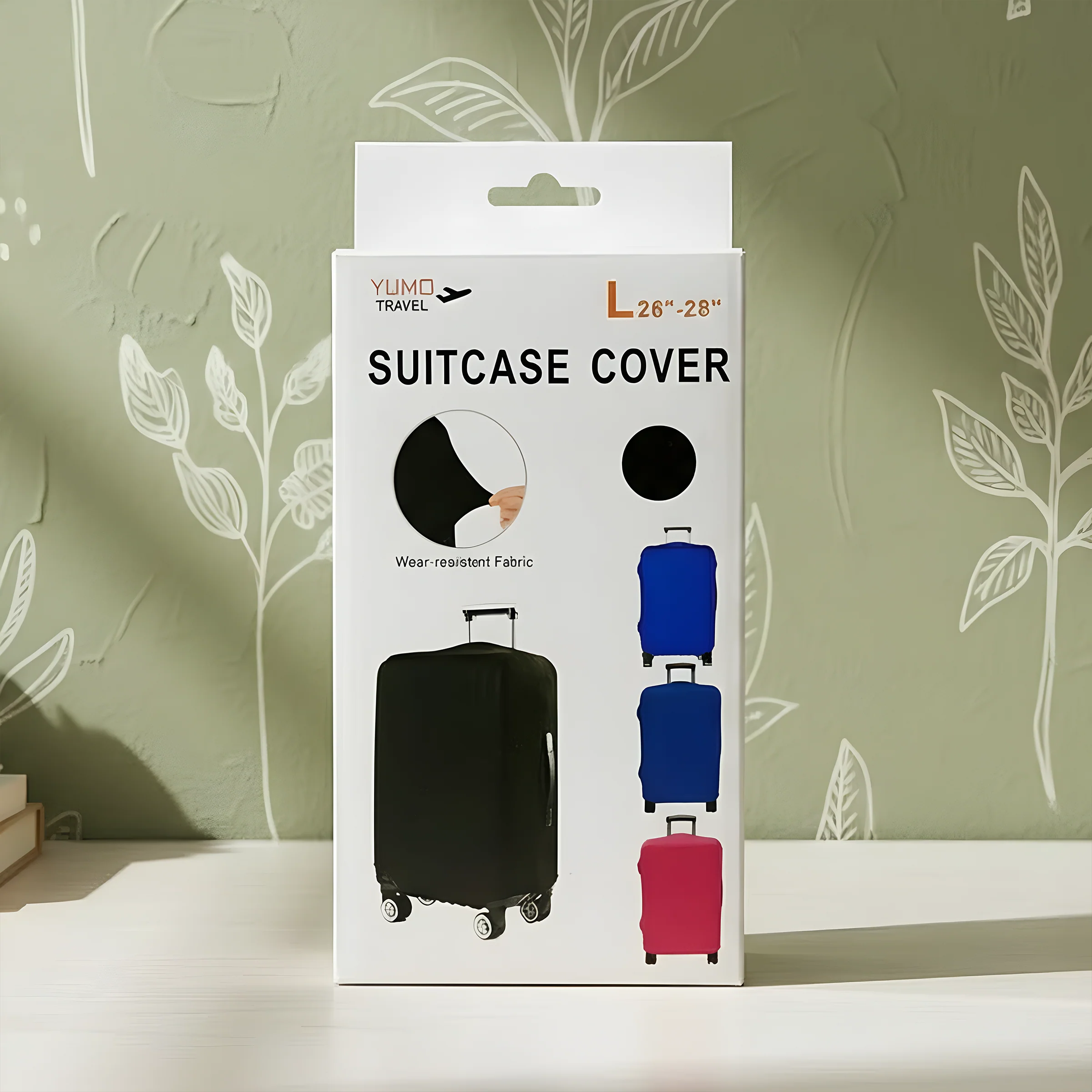AM6336 Elastic Dustproof Luggage Cover for Travelling - L 26''-28'' - Image 3
