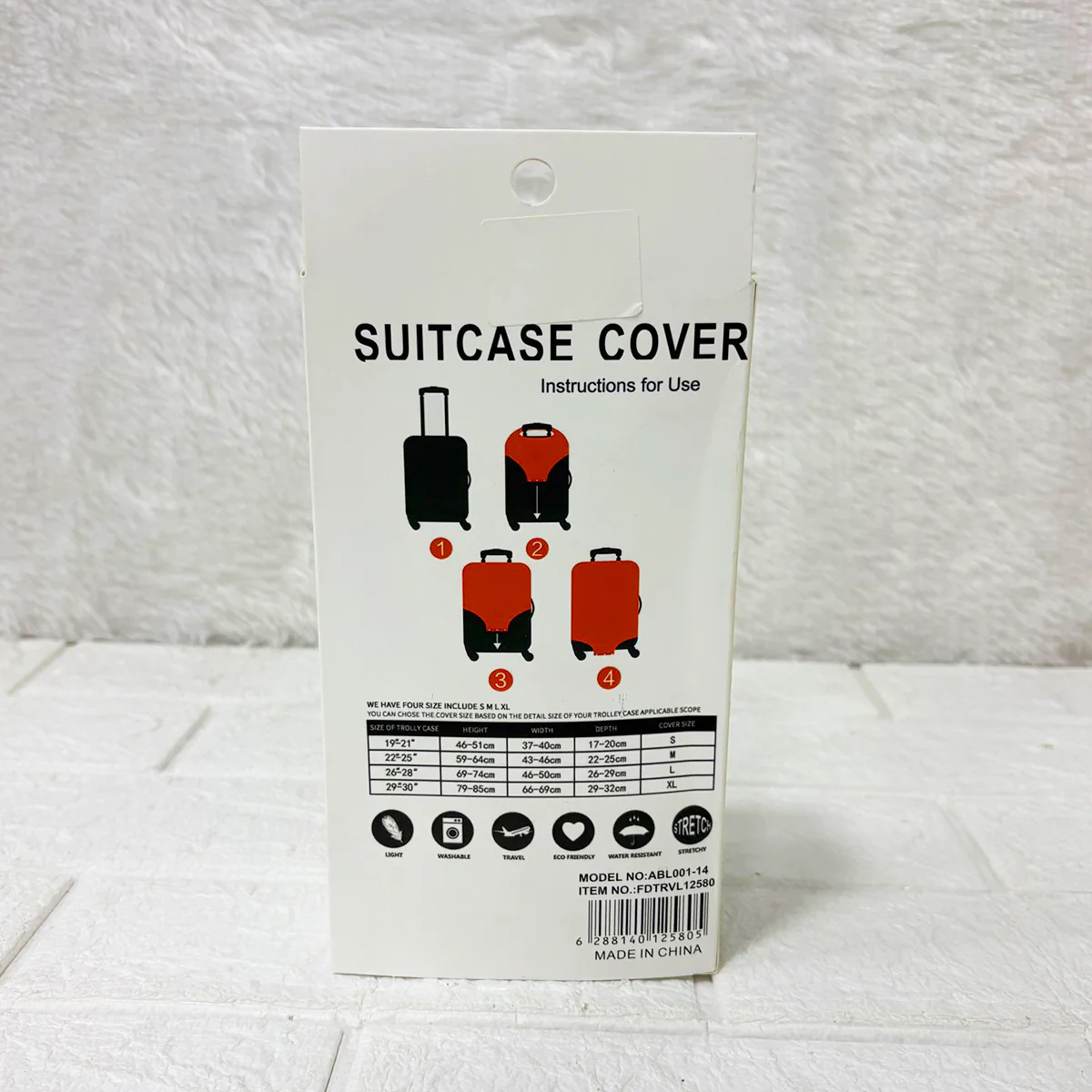 AM6336 Elastic Dustproof Luggage Cover for Travelling - L 26''-28'' - Image 7