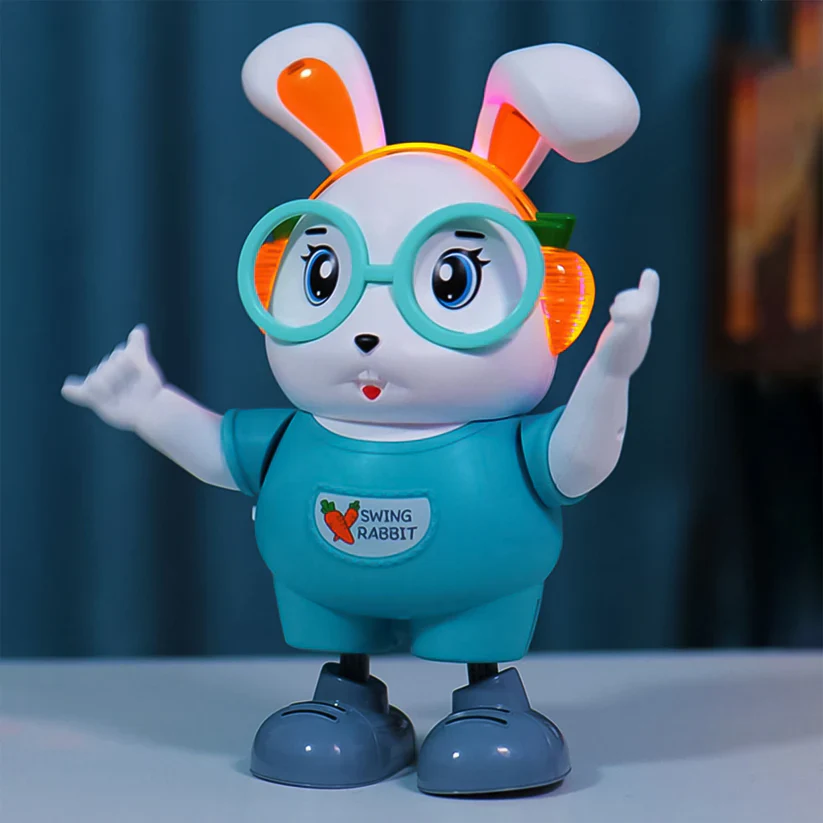 4379 Electroplay Swing Rabbit Musical Dancing Toy – Interactive Bunny with Lights, Sounds (1 Pc / Battery Not Included)