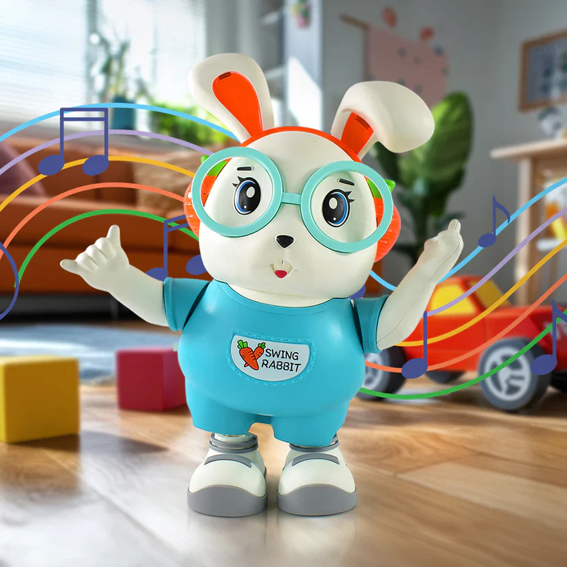 4379 Electroplay Swing Rabbit Musical Dancing Toy – Interactive Bunny with Lights, Sounds (1 Pc / Battery Not Included) - Image 2