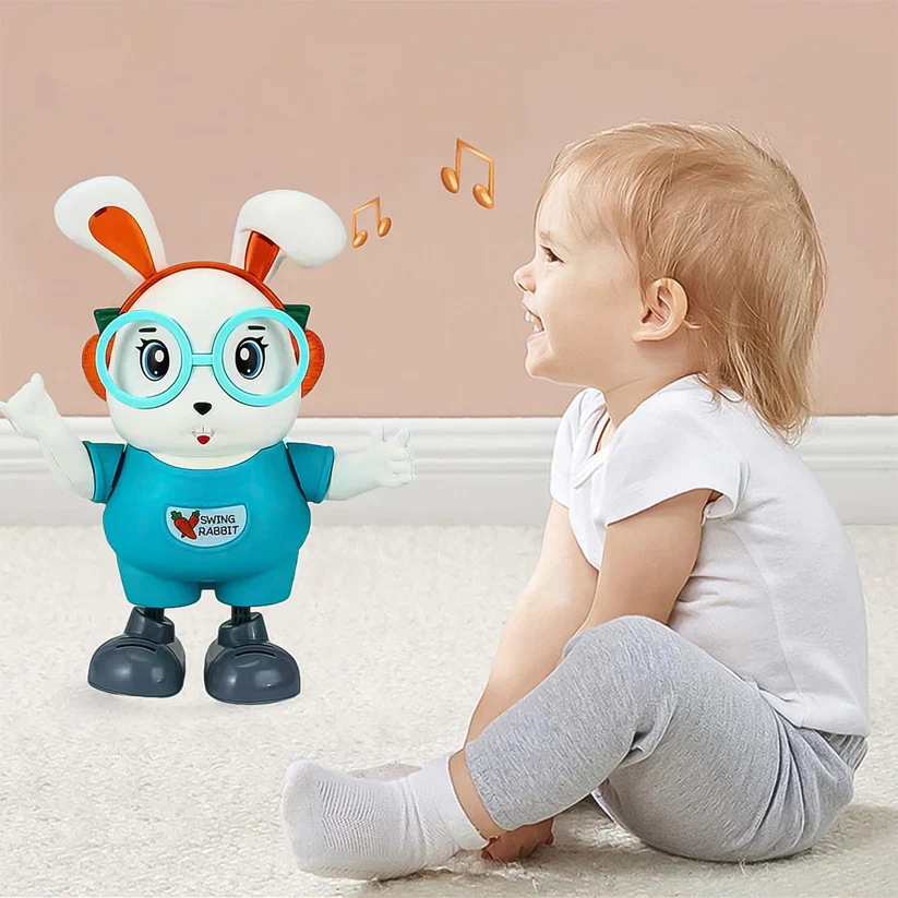4379 Electroplay Swing Rabbit Musical Dancing Toy – Interactive Bunny with Lights, Sounds (1 Pc / Battery Not Included) - Image 4