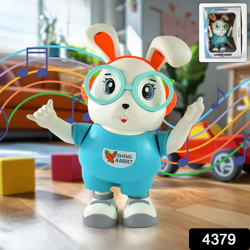 4379 Electroplay Swing Rabbit Musical Dancing Toy – Interactive Bunny with Lights, Sounds (1 Pc / Battery Not Included) - Image 7