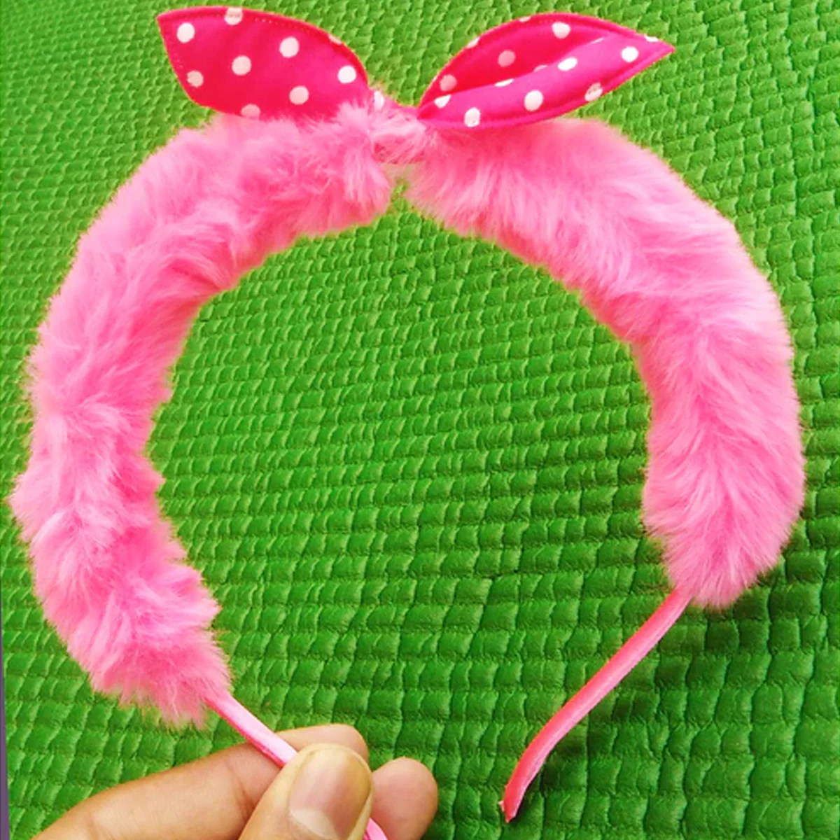 AM1039 Fancy Headband For Kids Girls Fur 1 Piece - Image 2