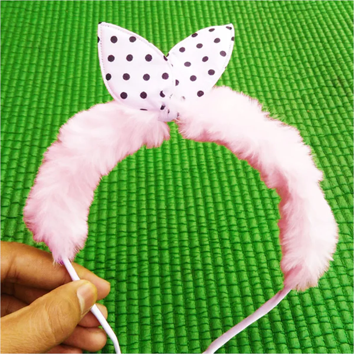 AM1039 Fancy Headband For Kids Girls Fur 1 Piece - Image 4