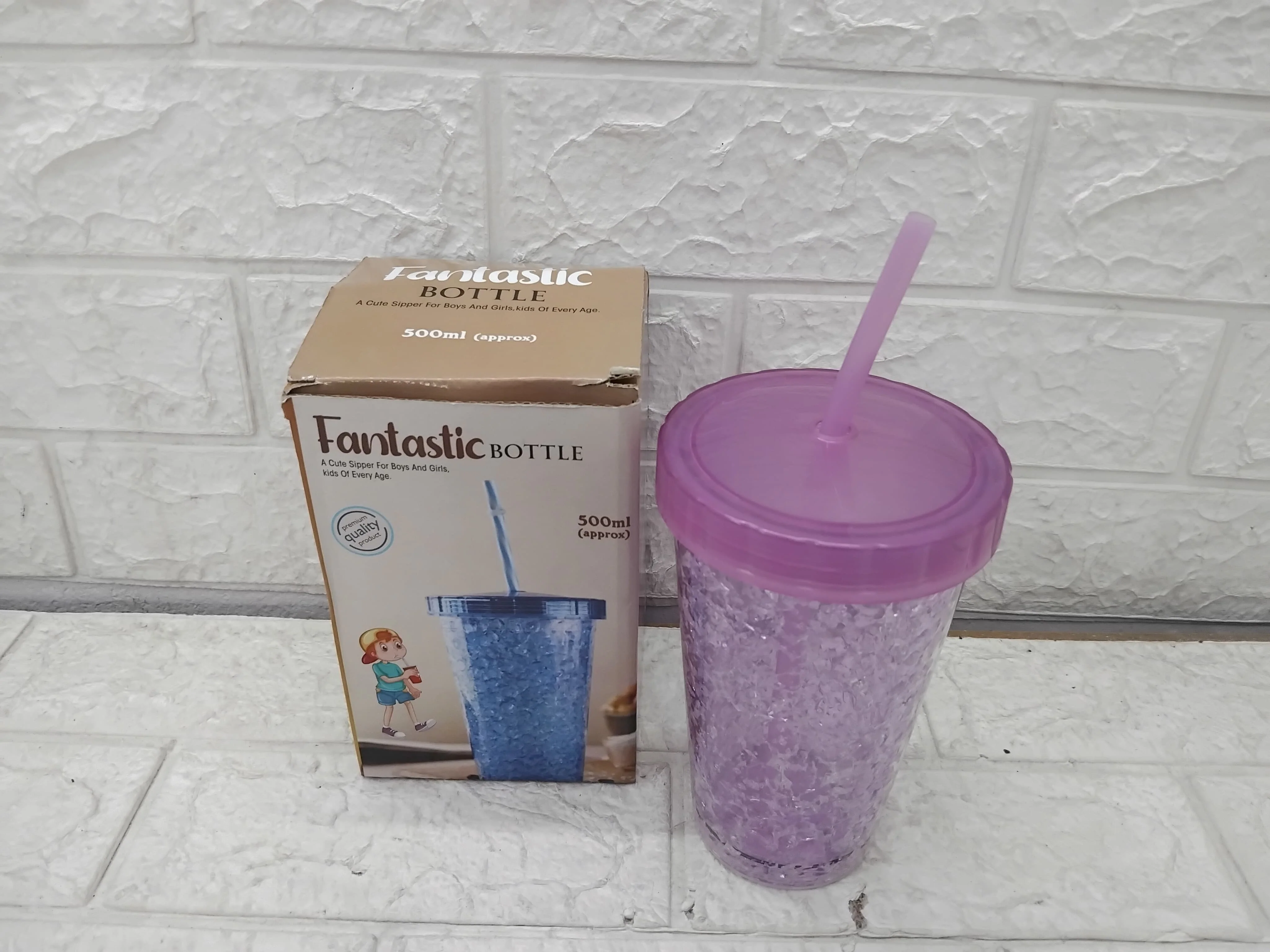 AM3799 Fantastic Jelly Sipper Bottle with Straw 1Pcs - Image 11