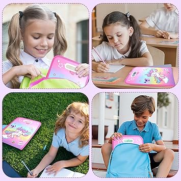 AM2761 File Folder with Button Lock and Handle Certificate Holder with 12 Pockets School/Office Document File - Image 2