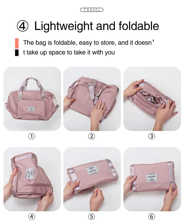 3792 Foldable Polyester Travel Duffel Bag - Image 11