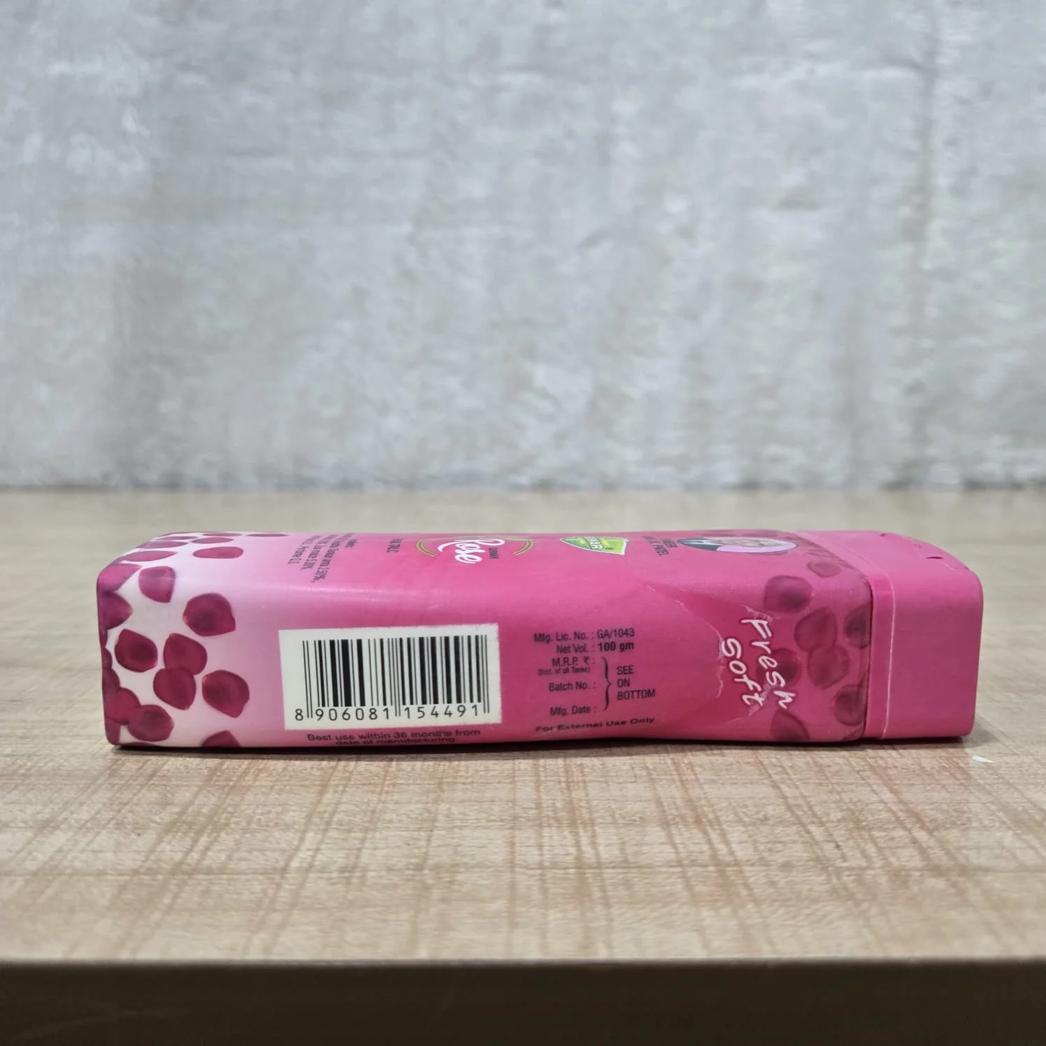 AM7084 Herbal Talc with Rose Scent Rose Herbal Talc(100gm) - Image 4
