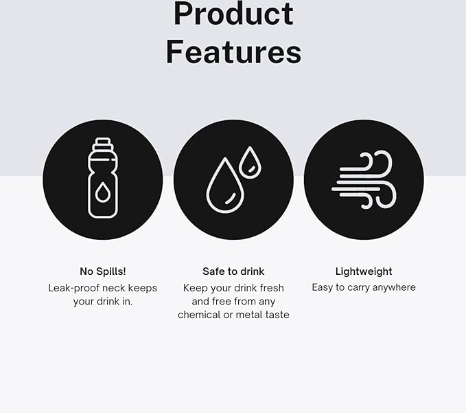 AM0310 Glass Water Bottle with Leak-Proof Airtight Double Layer 750ml - Image 3