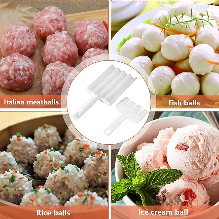 10318 Gujia & Meatball Maker Set Easily Shape Meatballs Maker (1Pc) - Image 4