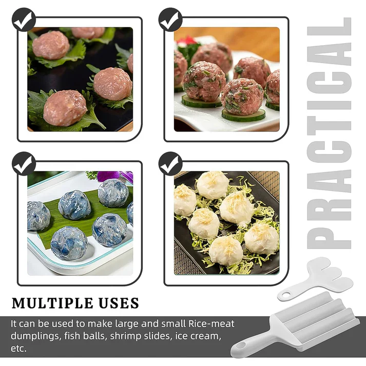 10318 Gujia & Meatball Maker Set Easily Shape Meatballs Maker (1Pc) - Image 6