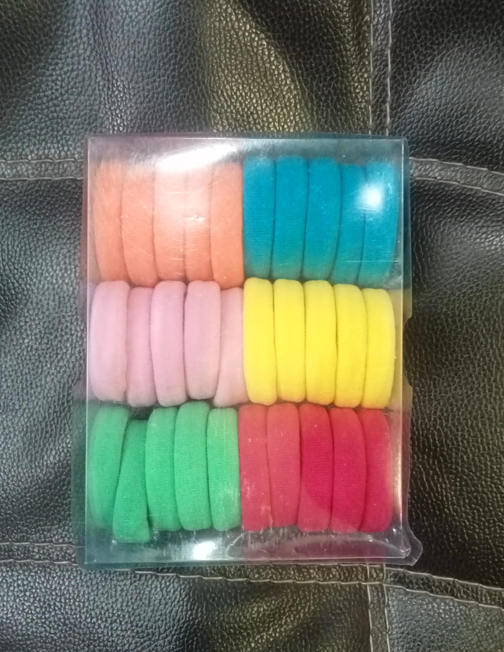 AM1002 Elastic Hair Rubber Bands for Girls, Kids & Women (Black - Pack of 30) - Image 8