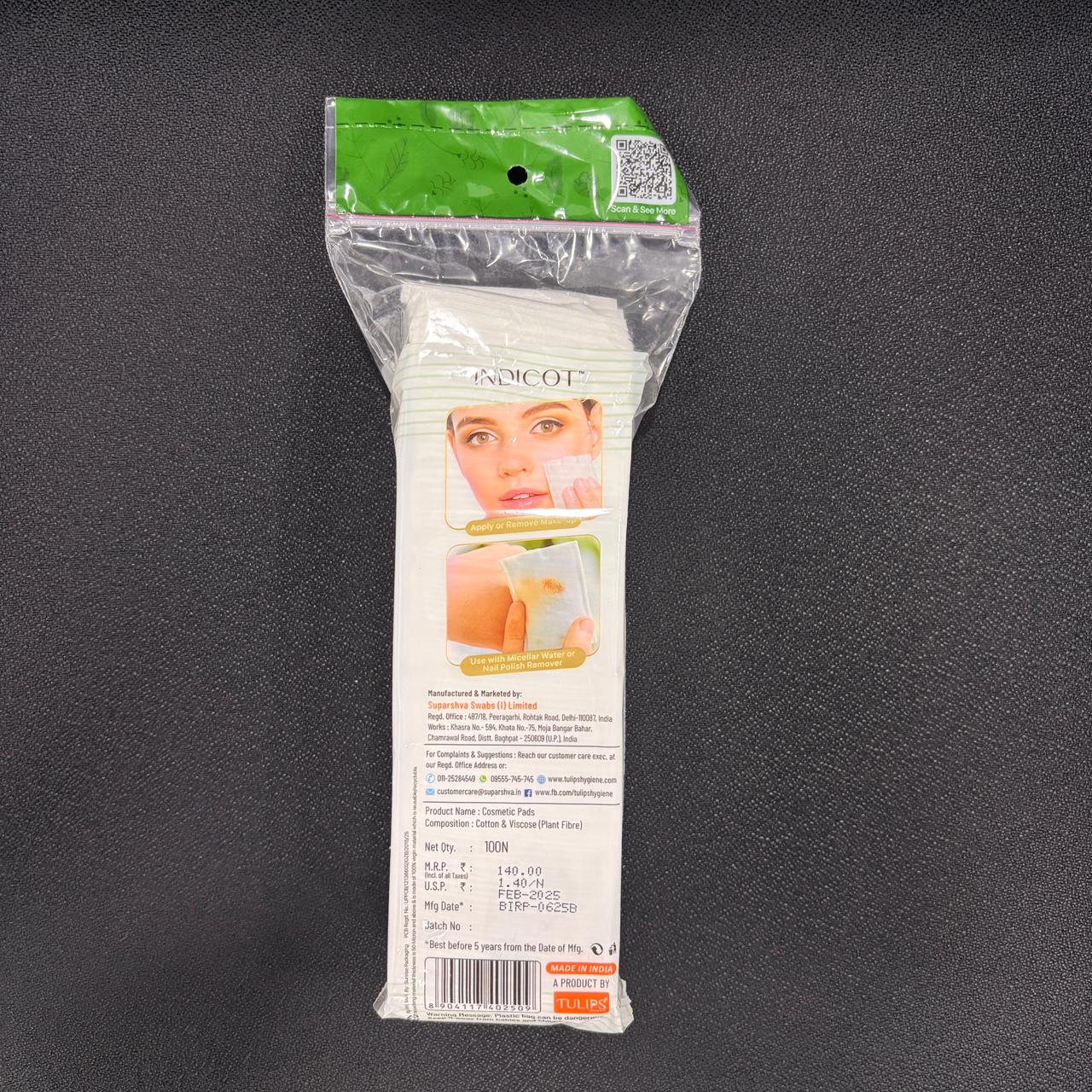 AM2939 Indicot 100 pad Cotton Pad Rectengle, For Domestic - Image 5