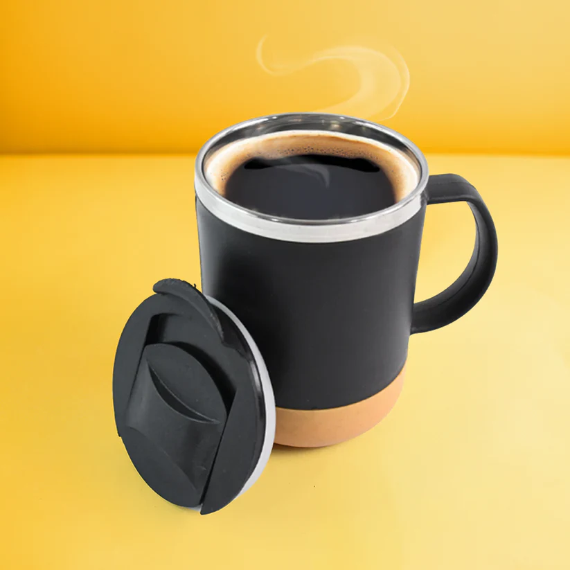 11915 Insulated Coffee Mug with Spill-Proof Lid (Approx 350ML & 1 Pc) - Image 5