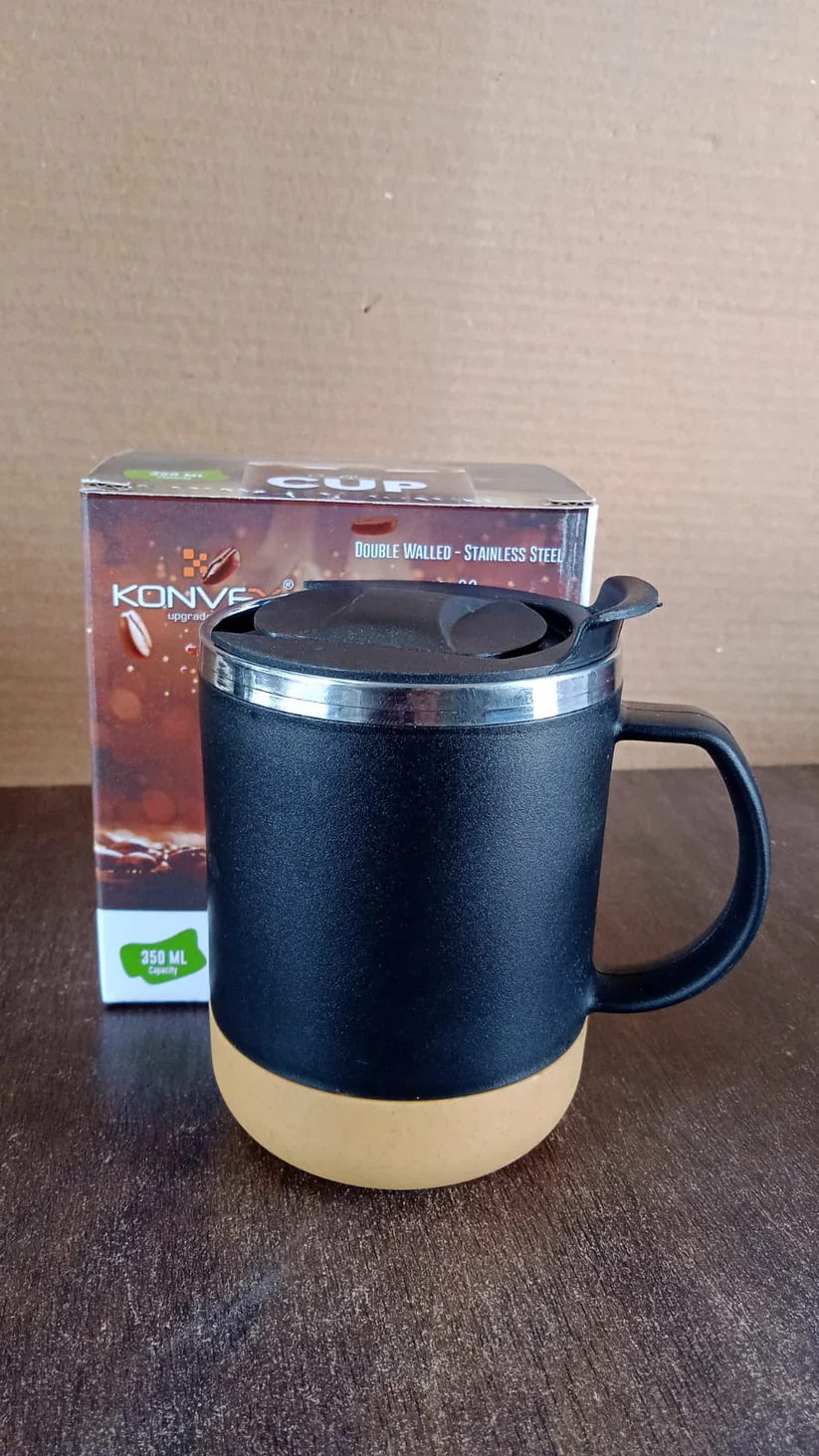 11915 Insulated Coffee Mug with Spill-Proof Lid (Approx 350ML & 1 Pc) - Image 6