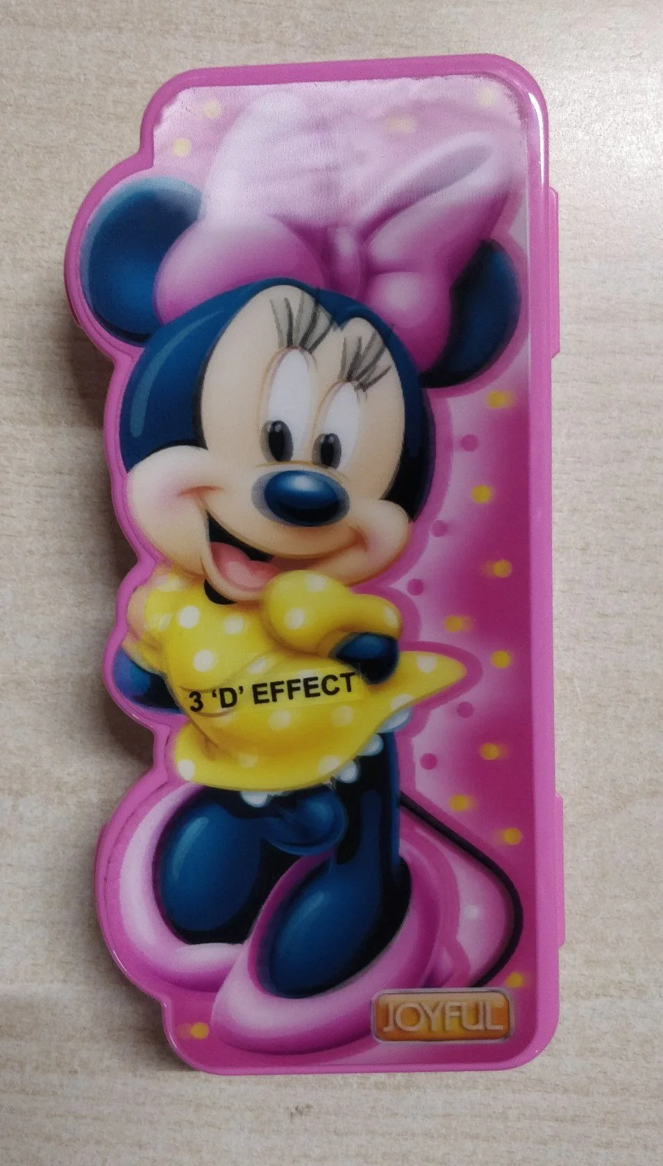 AM3270 Joyful Cartoon 3D Campass Box Color Availablity As Per Stock Plastic 1 Pencil, 1 Eraser, 1 Ruler, 1 Time-Table Set Of 5 Piece - Image 4