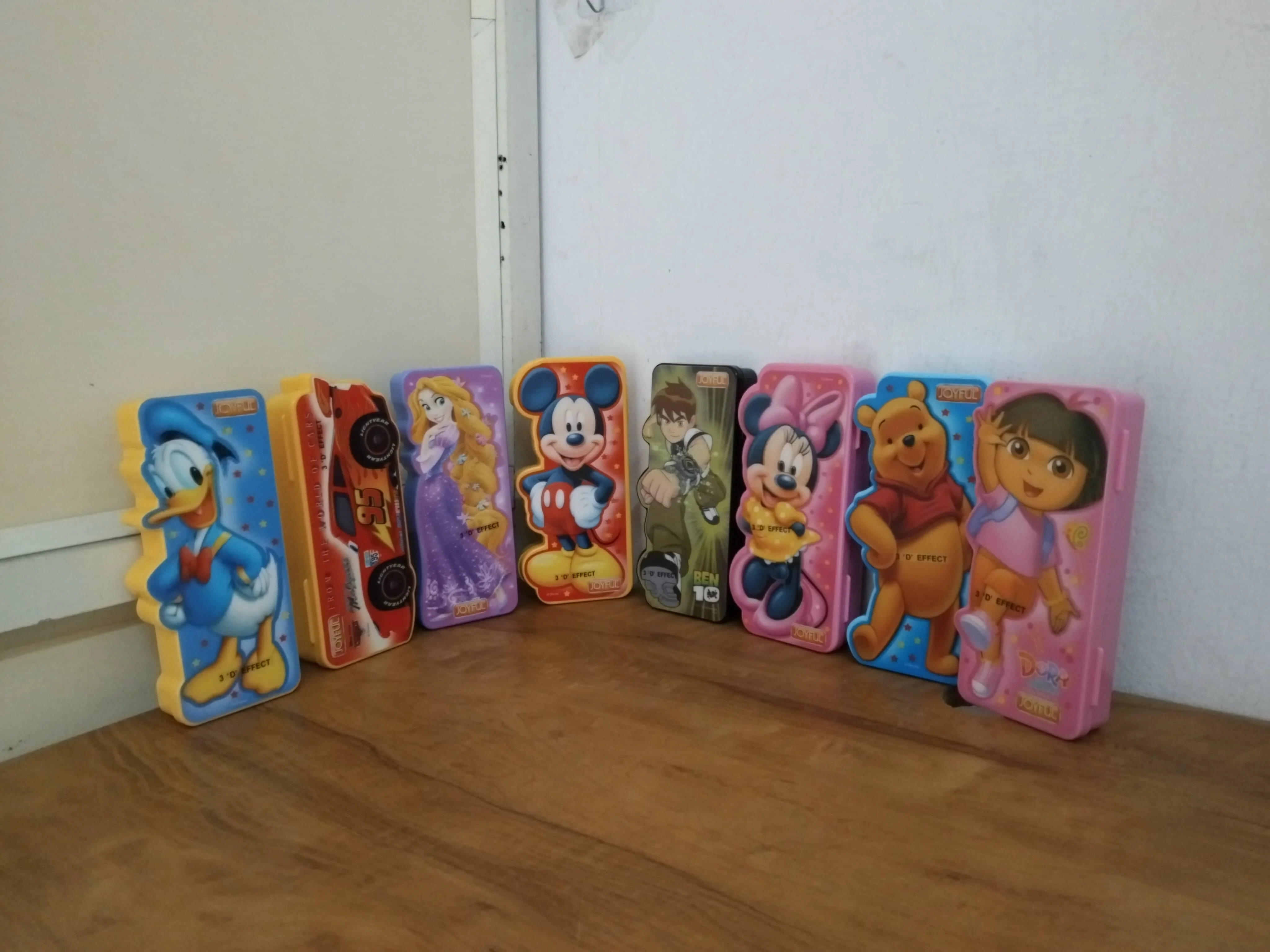 AM3270 Joyful Cartoon 3D Campass Box Color Availablity As Per Stock Plastic 1 Pencil, 1 Eraser, 1 Ruler, 1 Time-Table Set Of 5 Piece - Image 7