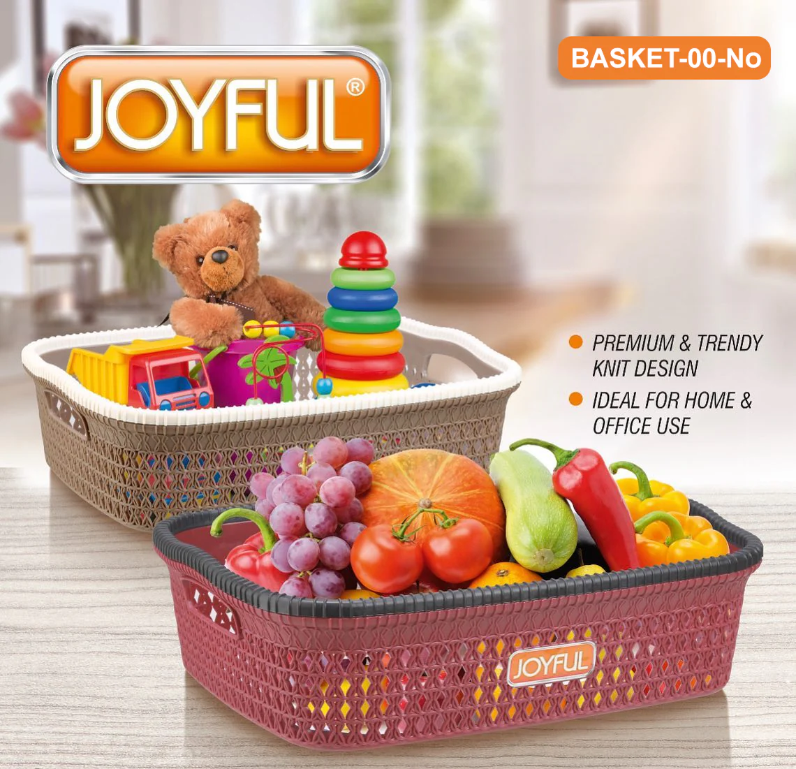 3255 Joyful Marriott Basket - 00 No )1PC - Image 5