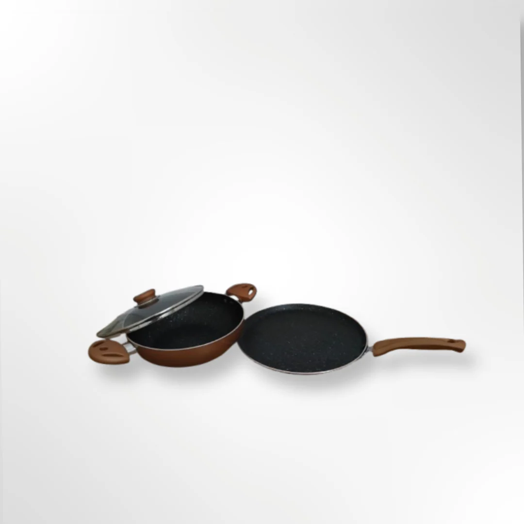 AM3330 Kemp Omega Non-Stick Cookware Aluminium 3 Pcs Set - Image 4