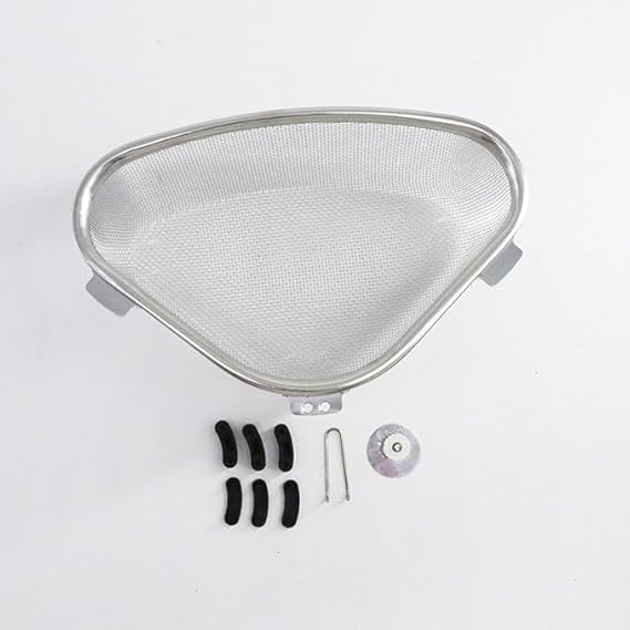 AM3409 SS Corner Sink Strainer Kitchen Triangle Waste Vegetable, Fruits - Image 5