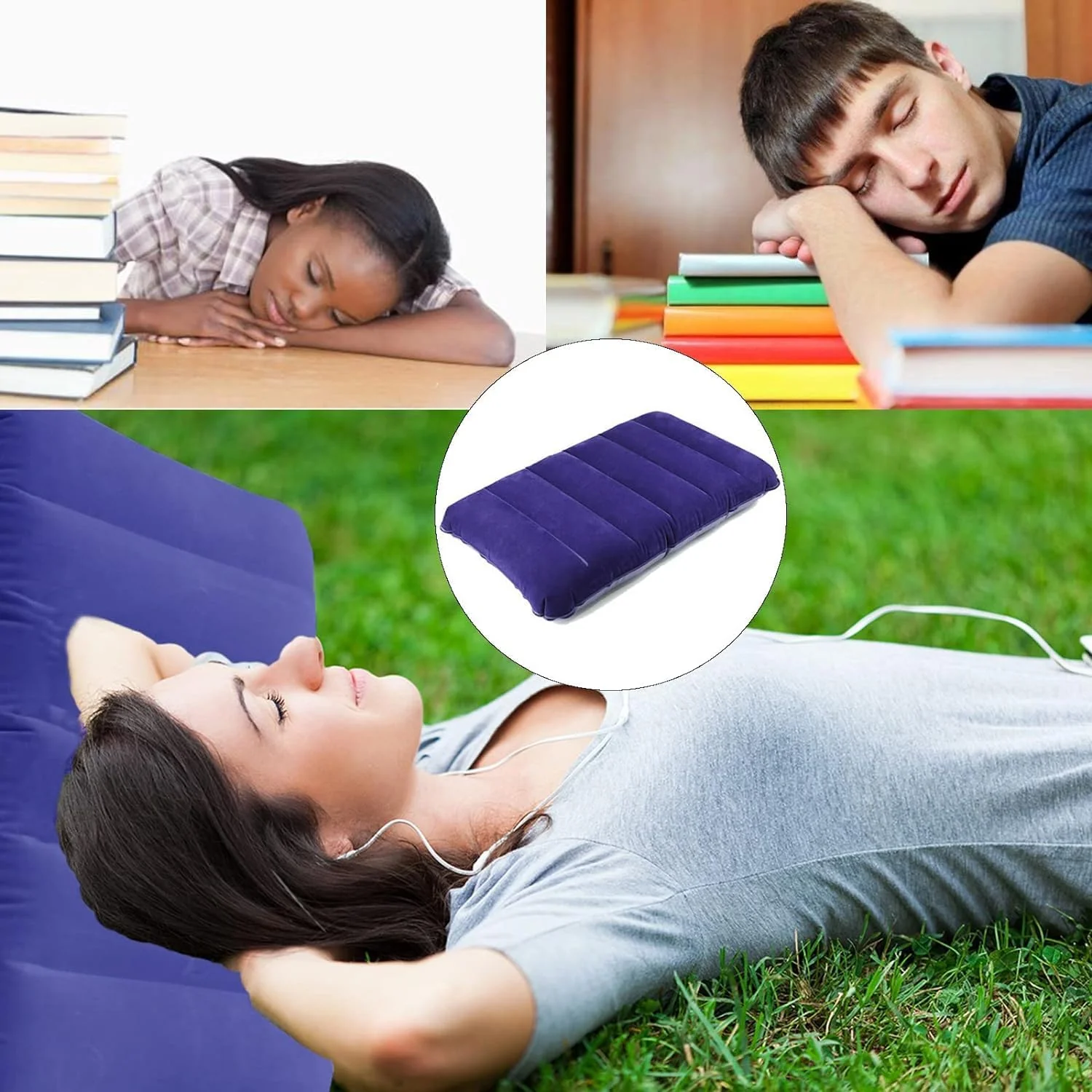 0510 Inflatable Travel Air Pillow - Image 10