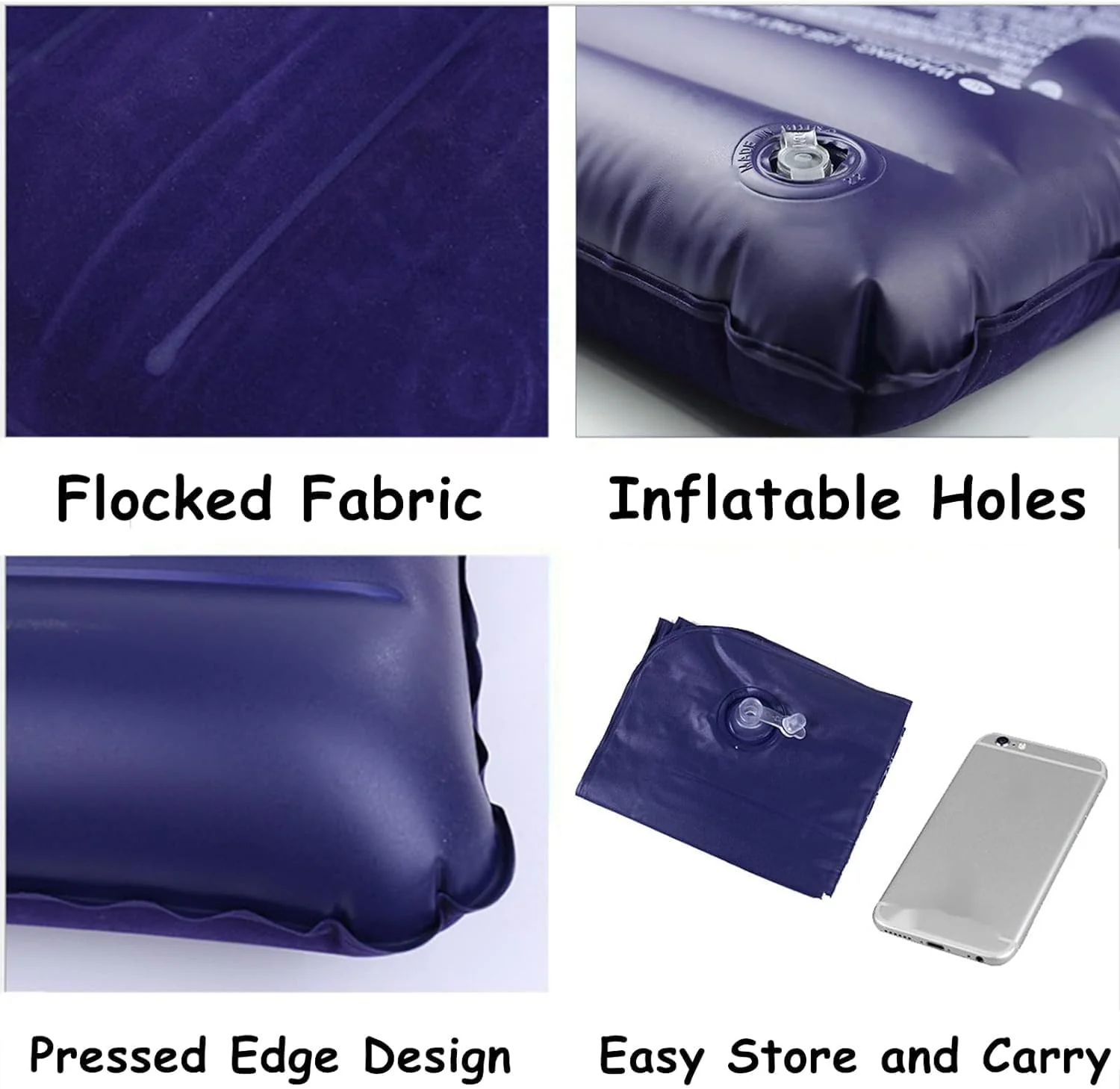 0510 Inflatable Travel Air Pillow - Image 9