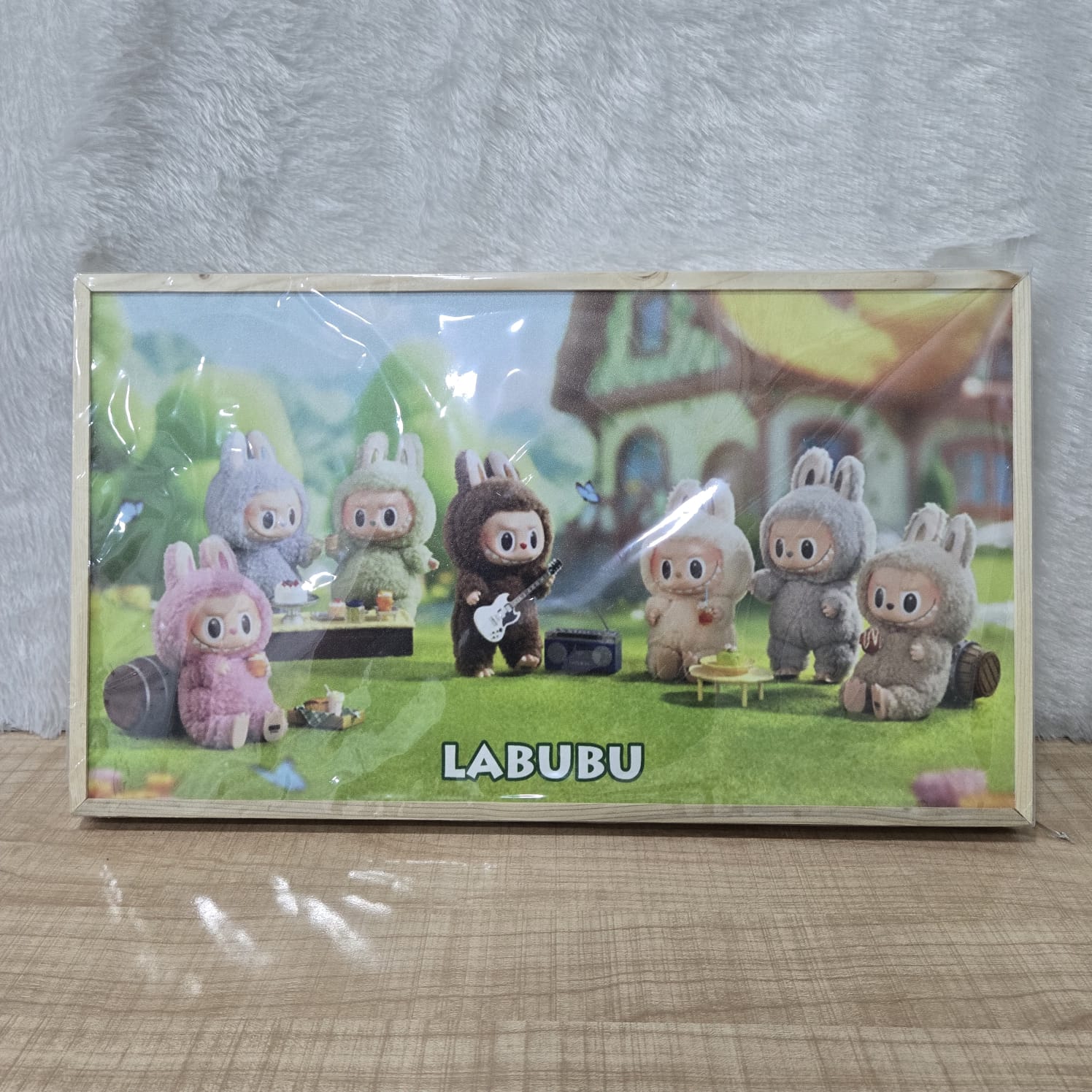 AM7059 LABUBU The Monsters Collection Wooden Foldable Laptop & Study Table - Image 3