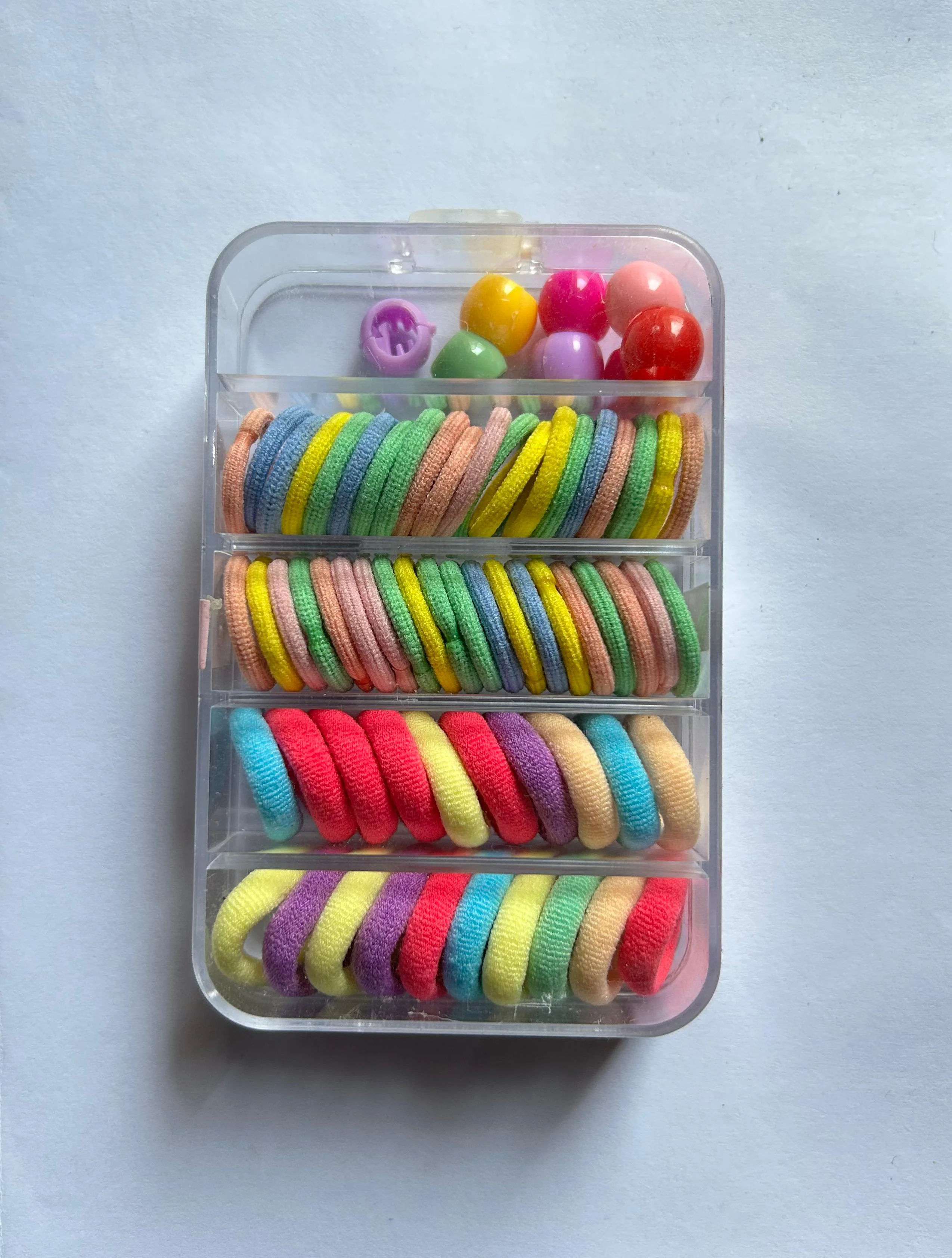 AM1003 1 Box, Cute Colorful Hair Tie Hair Accessories for Baby Girls & Little Girls - Image 8