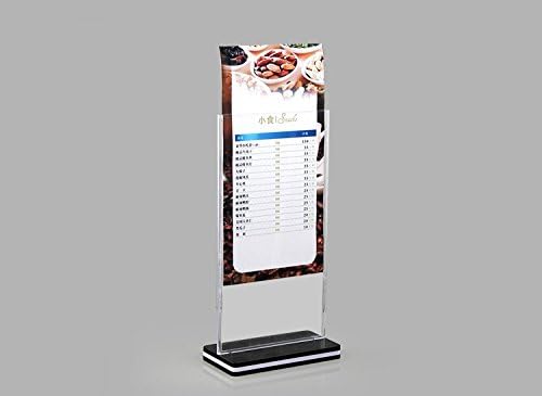 AM2755 Metal White PY8905 T SHAPE 6X8 SIZE BROUCHURE STAND, For Advertisement - Image 2