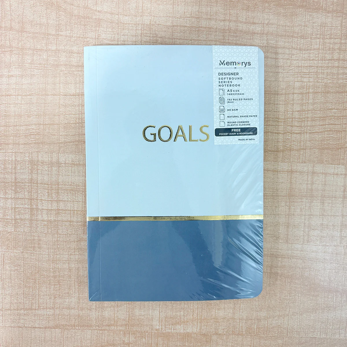 AM6625 Mix-Design Classic Series A5 Softbound Notebook With Free Pocket Diary & Bookmark - Image 3