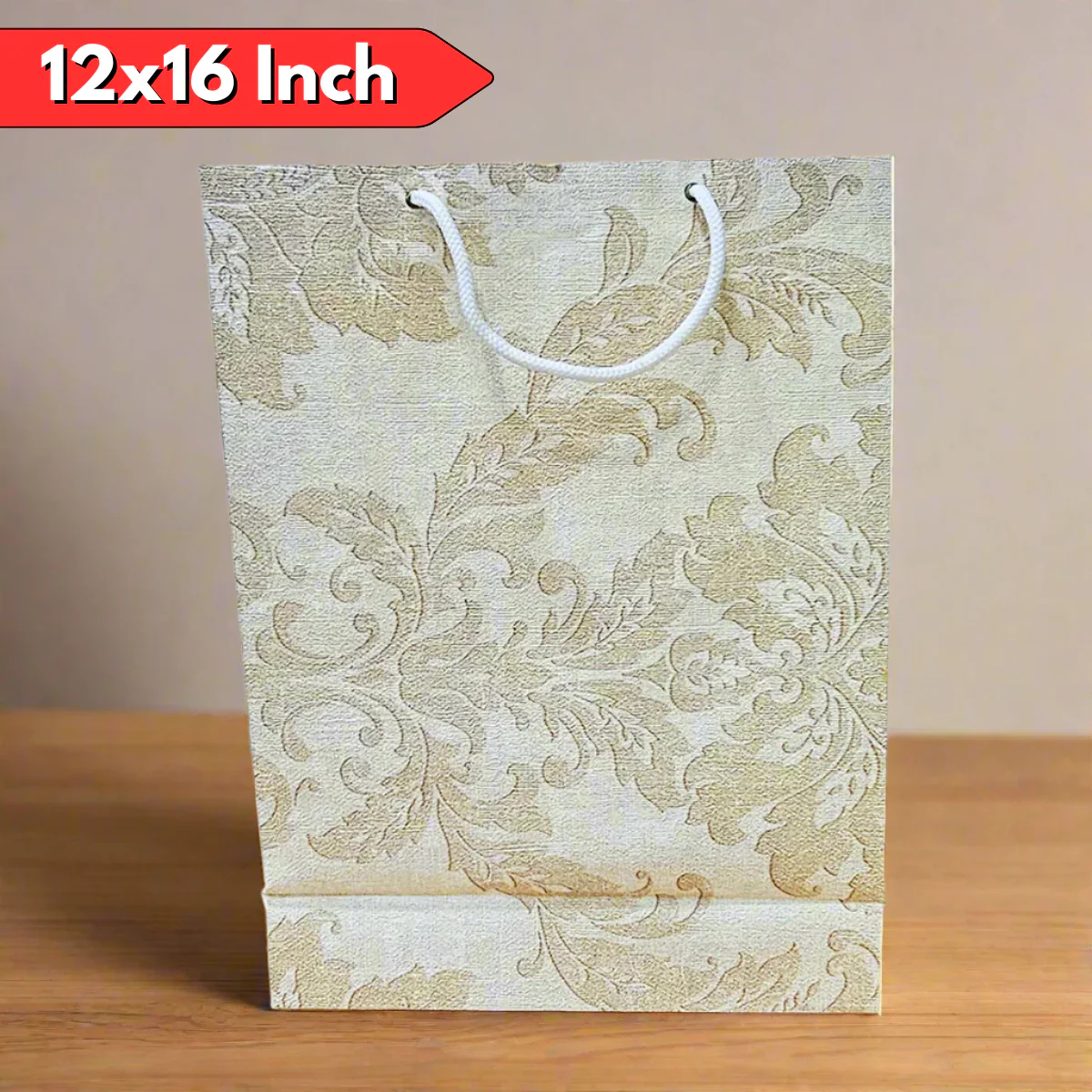 AM5952 Multi-Design Large Paper Gift Bag with Rope Handles - Pack of 1
