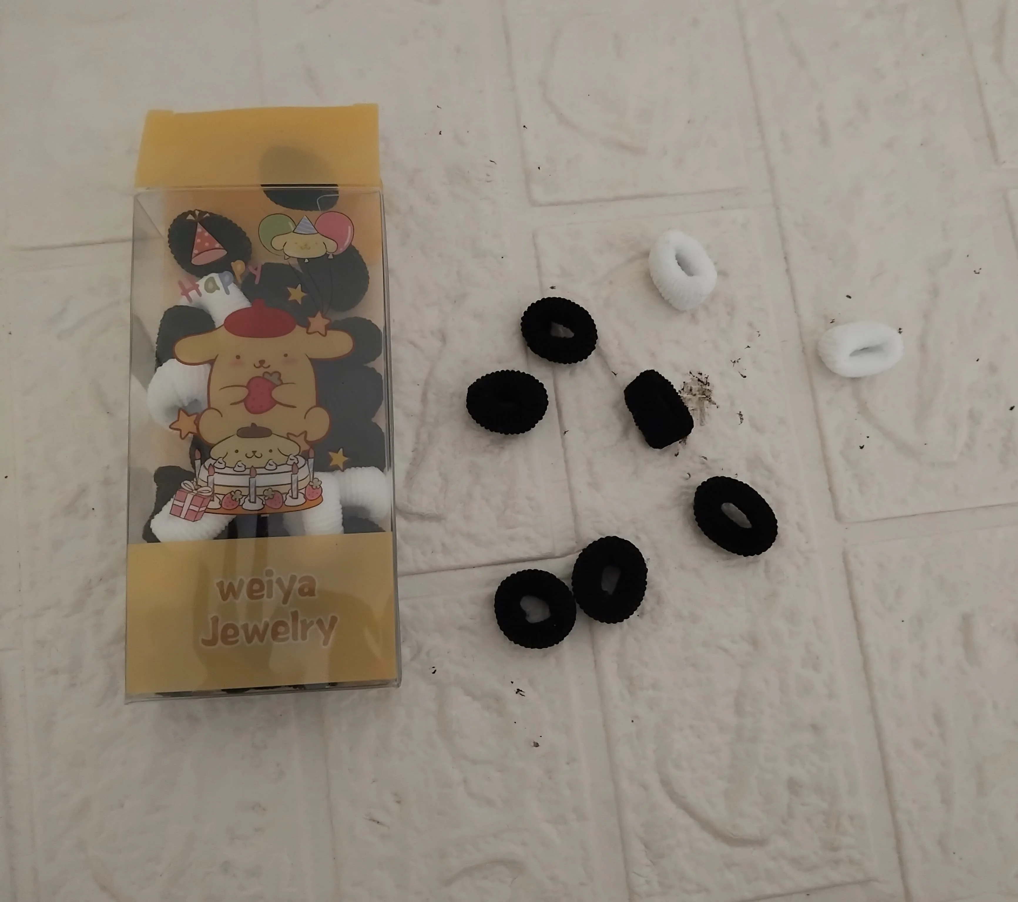AM1252 Mini Hair Tie Rubber Multi Color Soft Tiny Small Elastic Rubber - Image 2