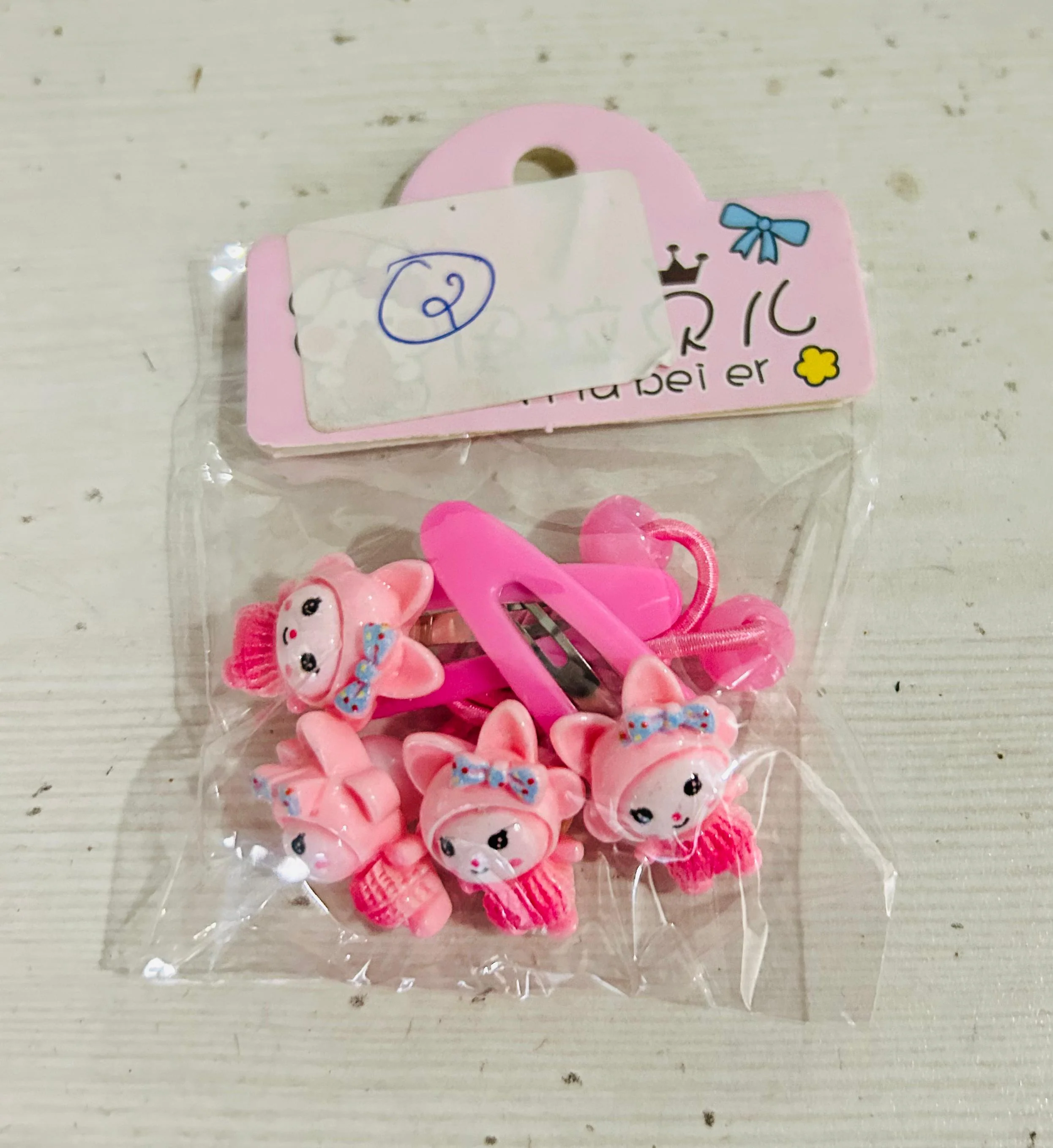 AM1005 Tic-Tac Hair Clip & Rubber Band For Baby Girls & Toddler (BABY RUBBER & CLIP) - Image 7