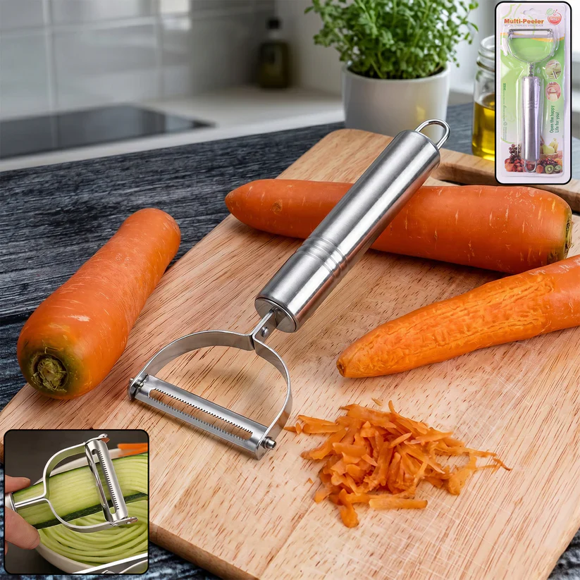 10067 Multipurpose Stainless Steel Vegetable Peeler (1 Pc) - Image 8