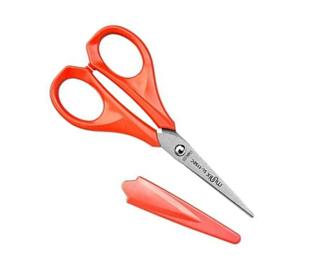 3912 Munix SL-1150C 128 mm / 5" Stainless Steel Scissors | Pointed Tip with Shock Proof Body | Ergonomic & Soft Handles for Easy Handling - Image 2
